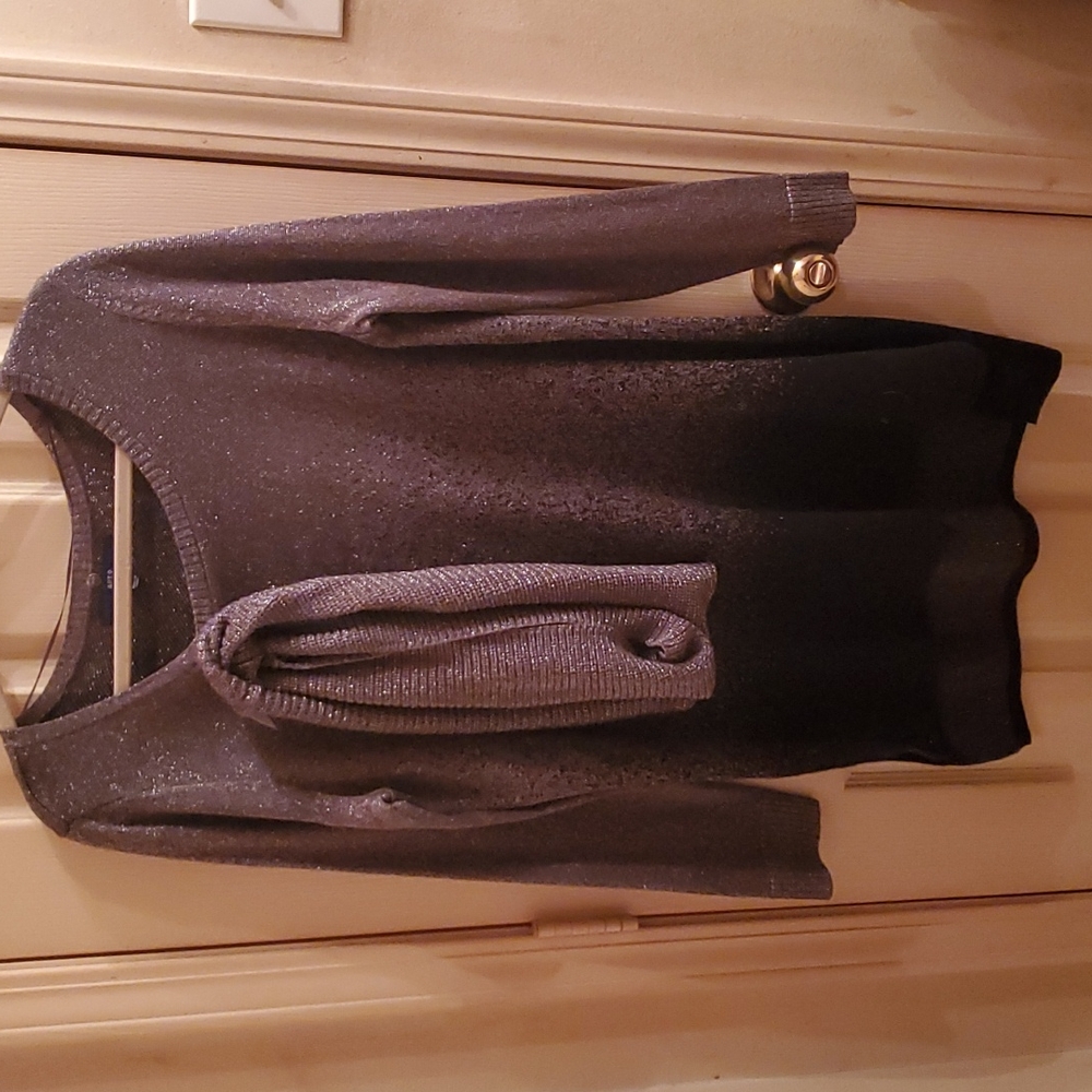 My dear, sweet Mama's estate closet. Blouses, pants, sweaters, shoes and purses